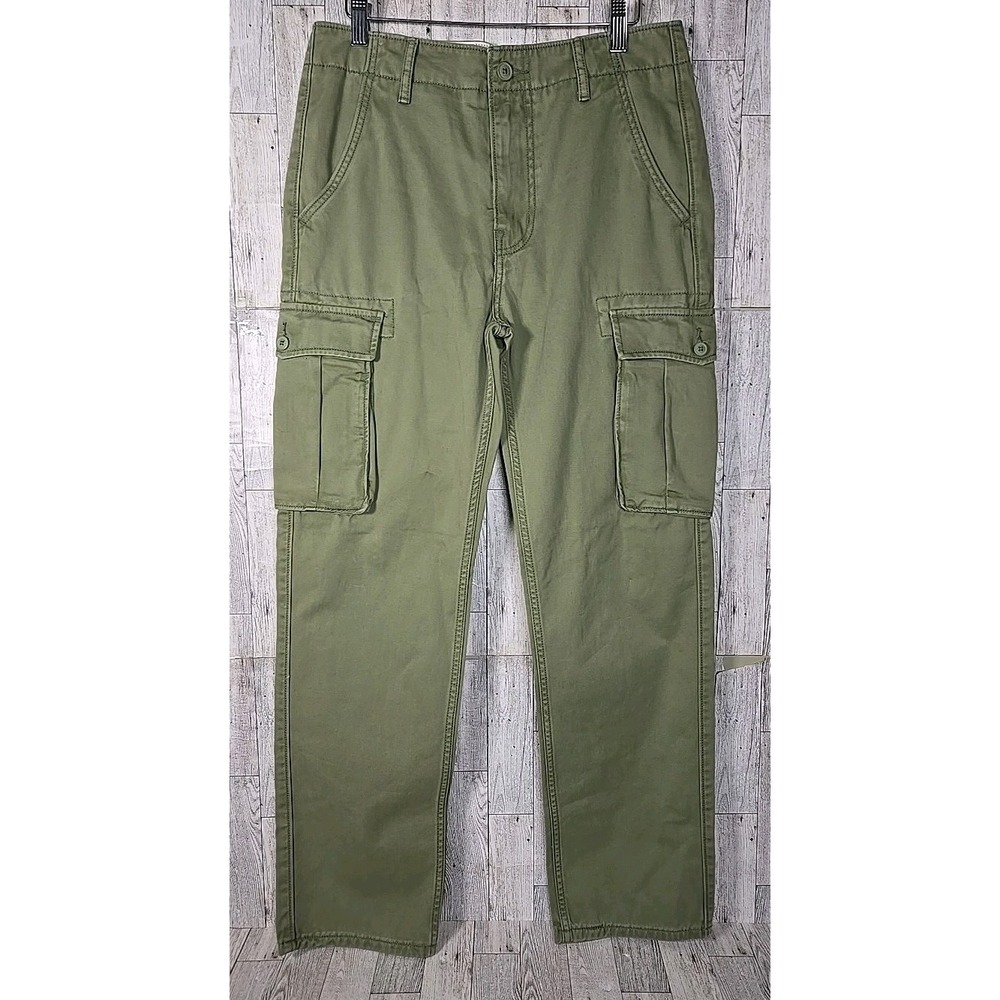 Levi's Ace Cargo Pants 29x32 Mens Green Cargo Pockets NEW